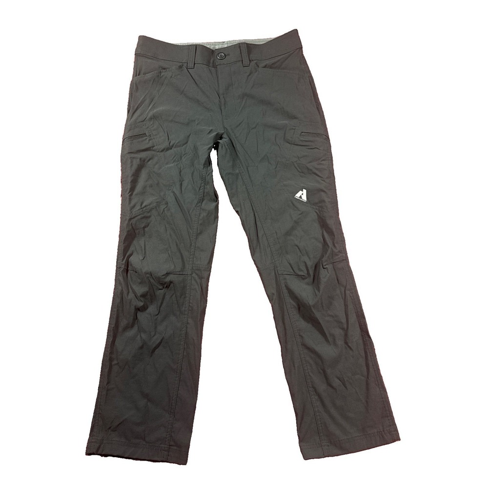 Eddie Bauer Pants Mens Fit 32x30 Black First Ascent Guide Pro Hiking Articulated